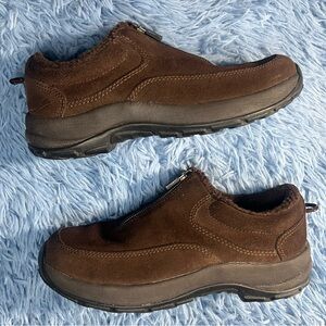 L.L Bean Zip Up Shoes Size 7 Brown Casual Classic Outdoor